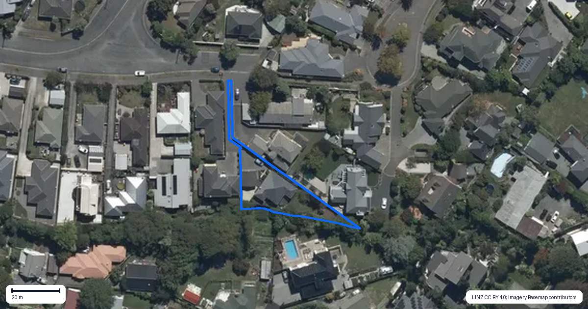 Property context map for 3/47B Harris Crescent, Papanui, Christchurch