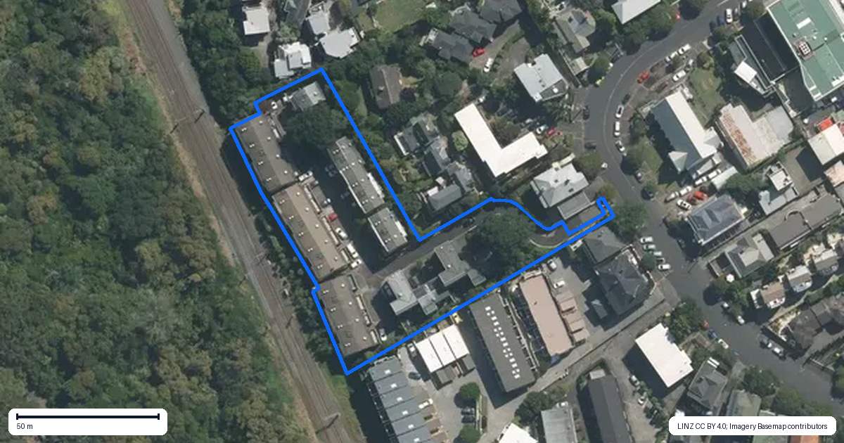 Property context map for 2/21 Birdwood Crescent, Parnell, Auckland