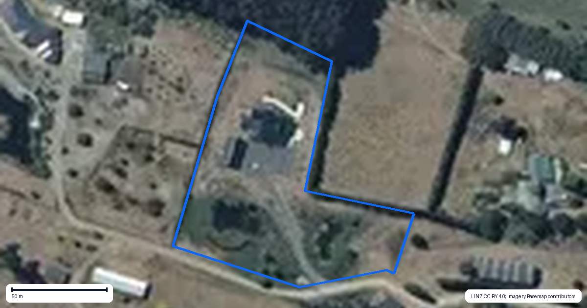 Property context map for 53A Wylie Road, Foxton Beach, Foxton