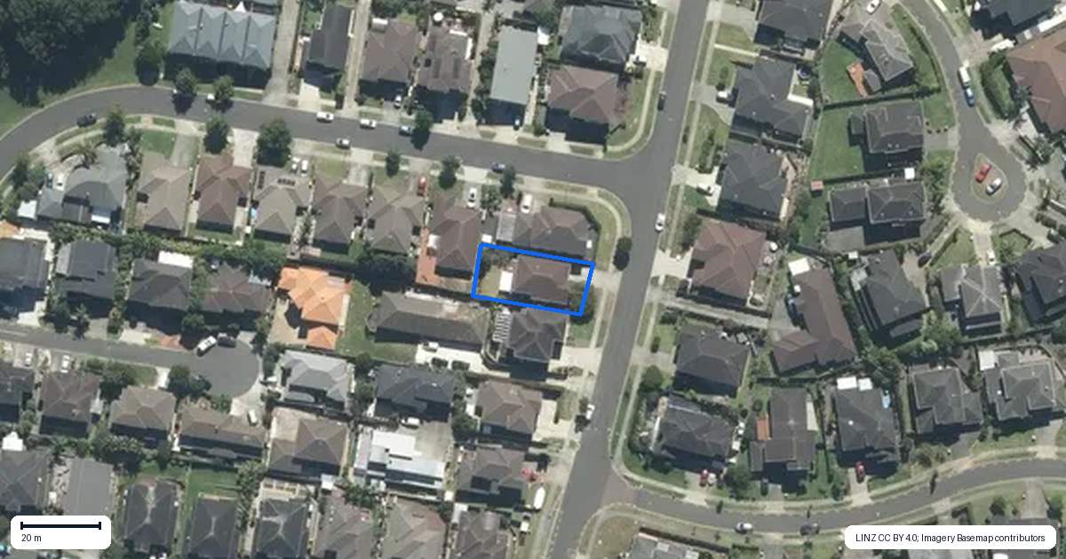 Property context map for 130 Jeffs Road, Flat Bush, Auckland