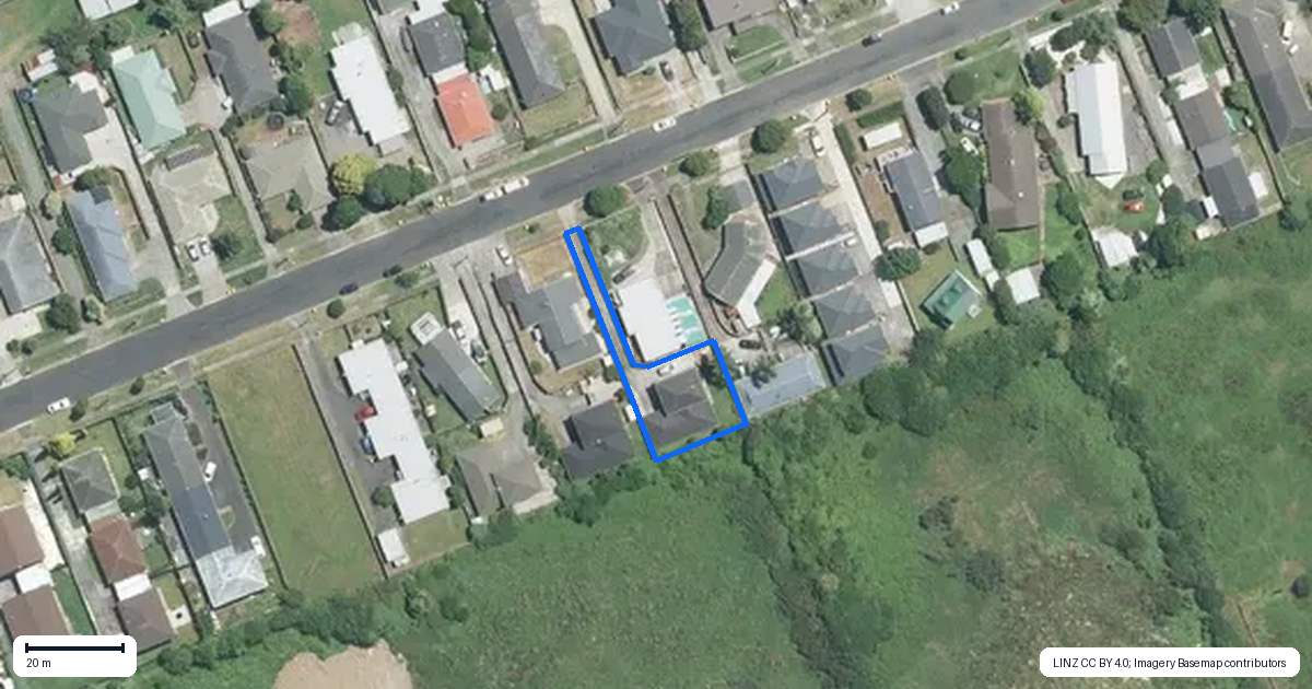 Property context map for 33A Berwyn Avenue, Takanini, Auckland