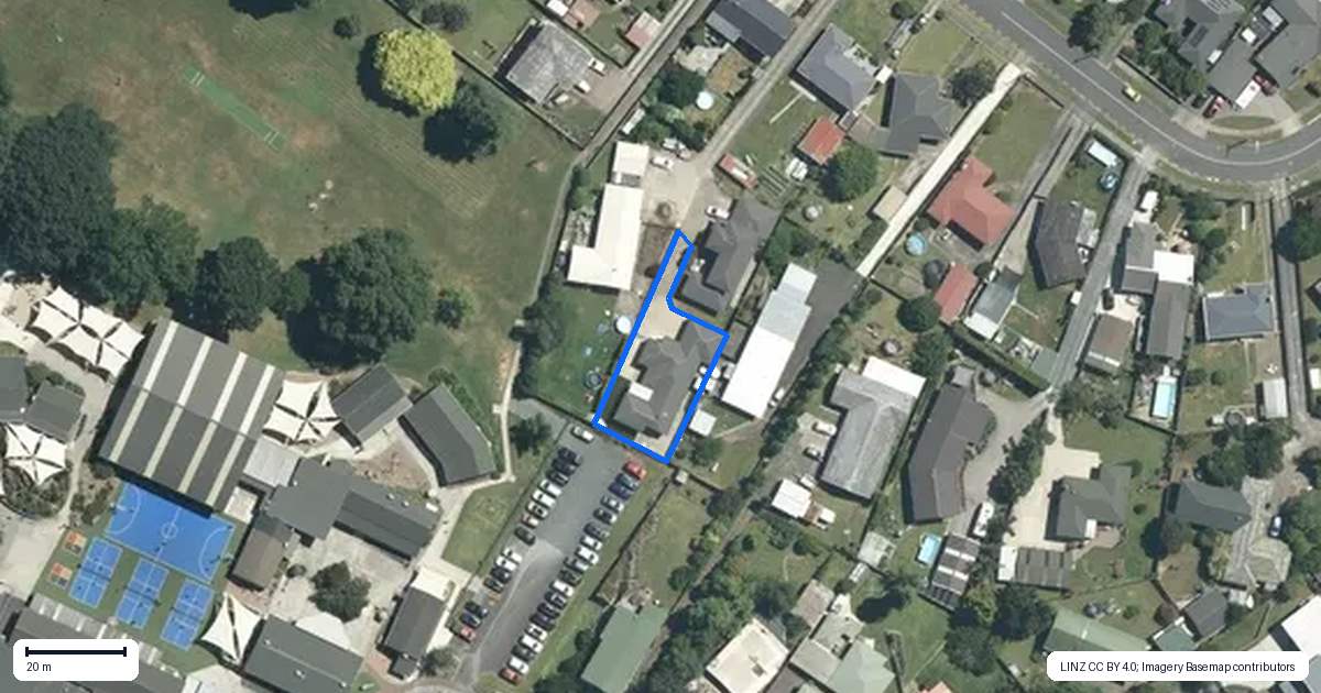 Property context map for 25B Cobham Drive, Morrinsville