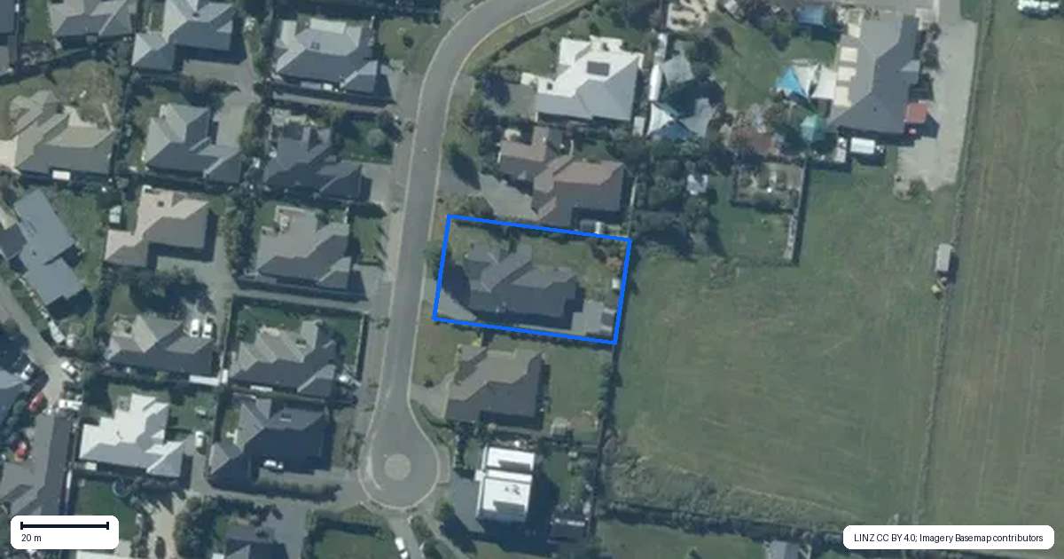 Property context map for 9 Pemberton Drive, Darfield