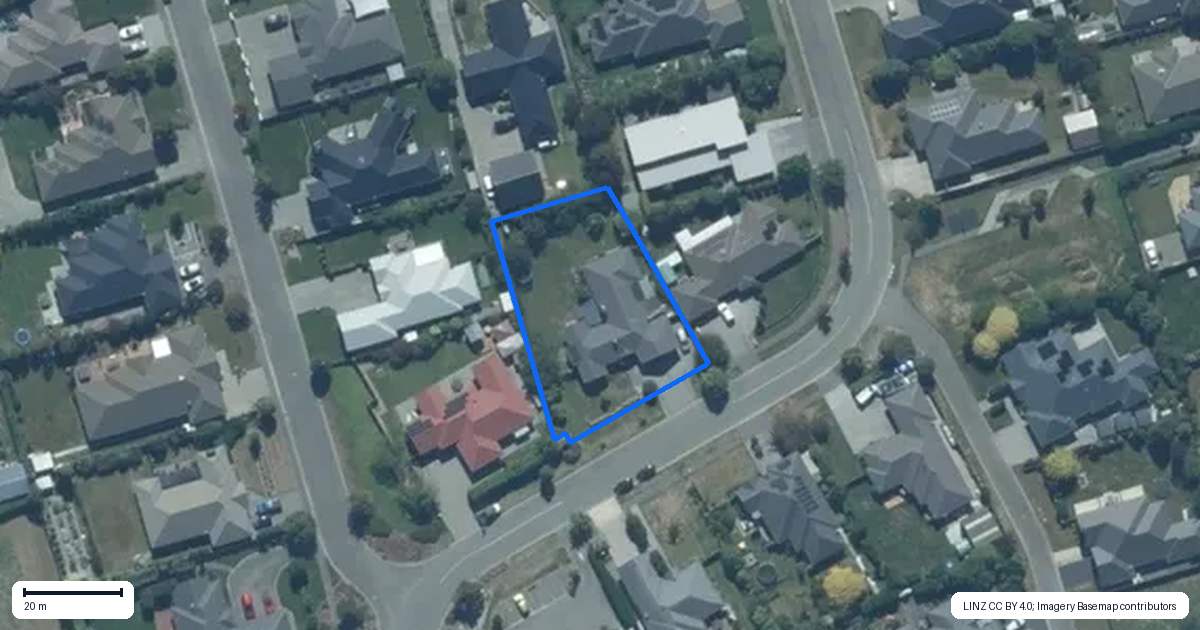 Property context map for 19 Beaumont Drive, Rolleston