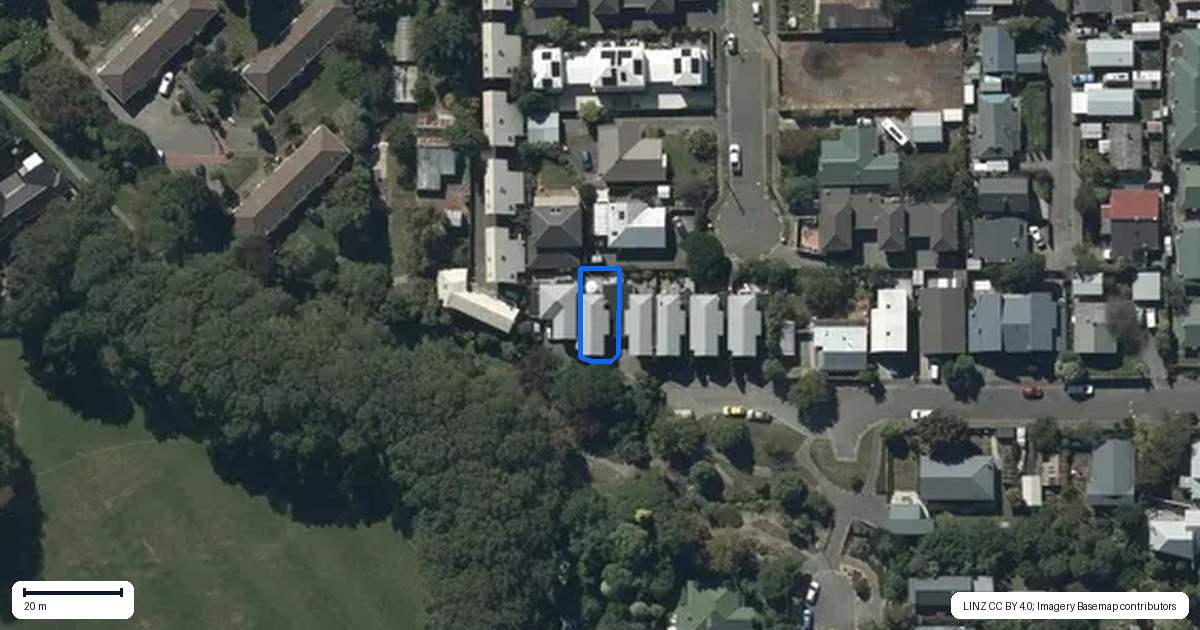 Property context map for 5B Angus Street, Sydenham, Christchurch