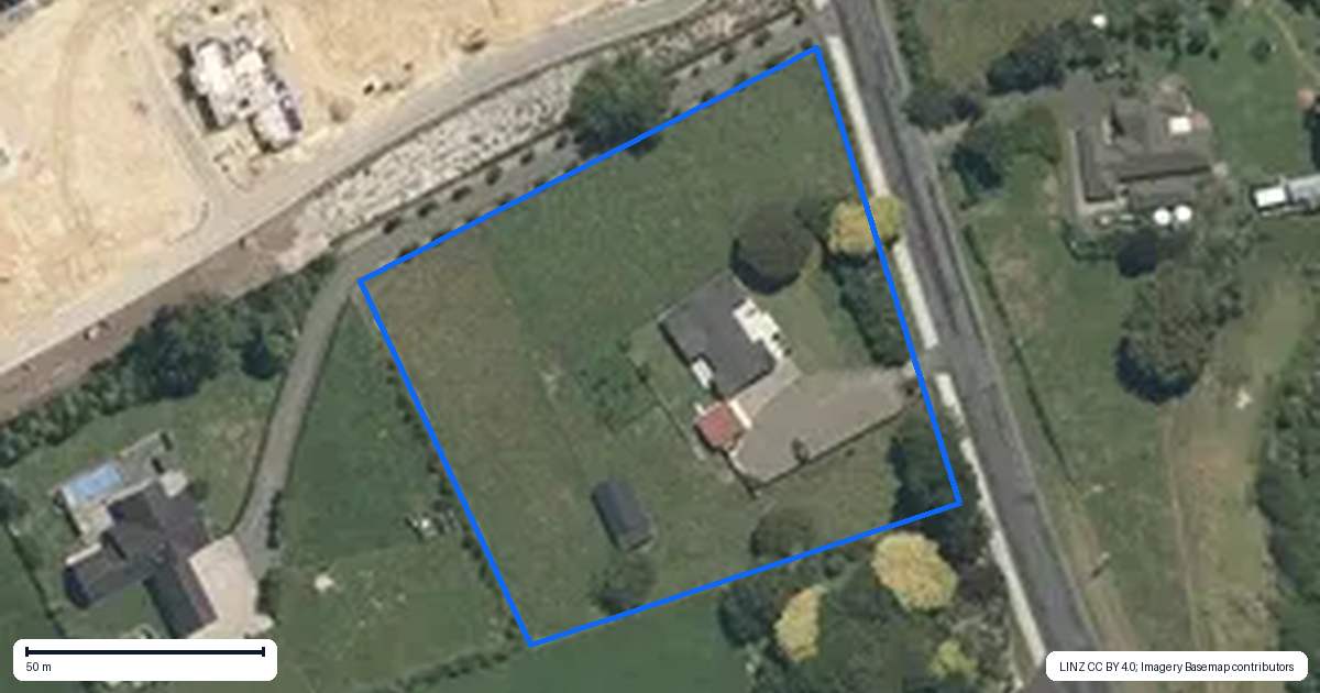 Property context map for 104 Tamahere Drive, Tamahere, Hamilton