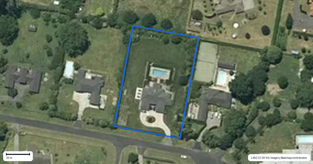 Property context map for 31 Greenvale Close, Tamahere, Hamilton