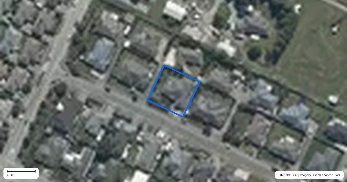 Property context map for 11 Larne Place, Belfast, Christchurch