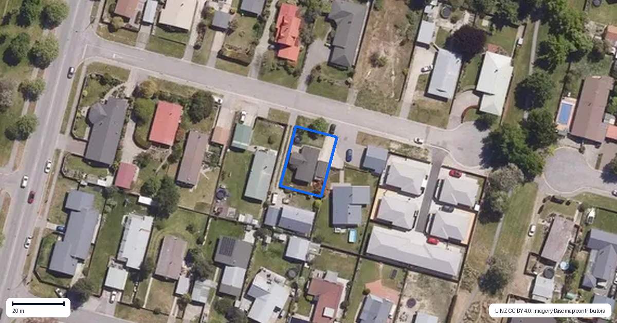 Property context map for 9 Clare Place, Cromwell