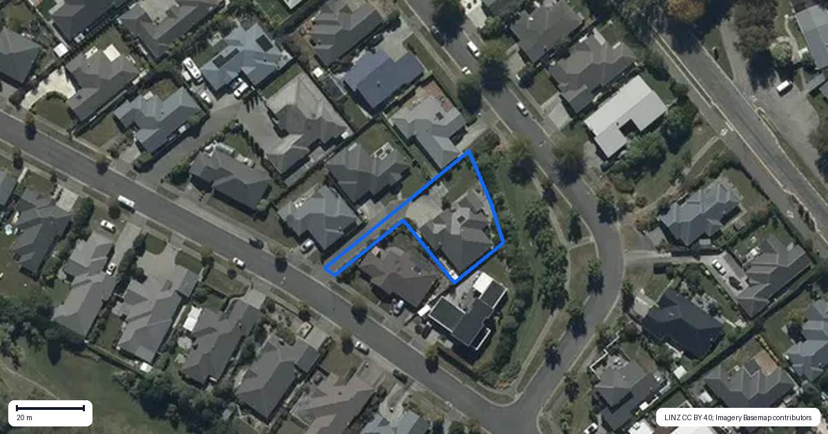 Property context map for 22 Mokihi Gardens, Hillmorton, Christchurch