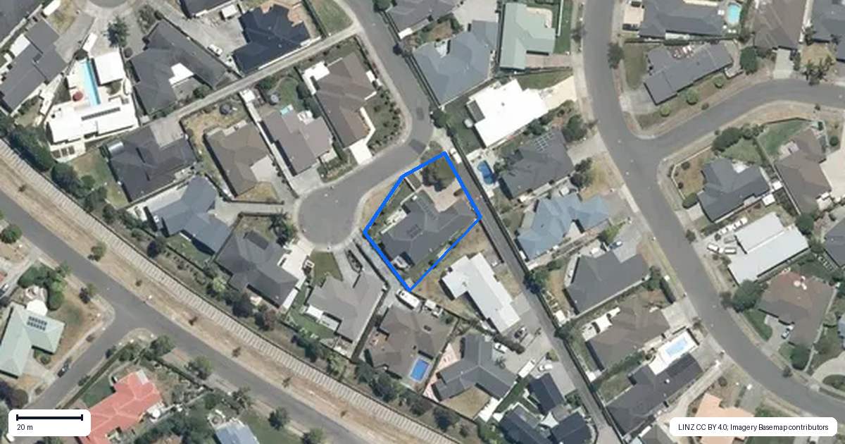 Property context map for 18 Brookvale Mews, Havelock North