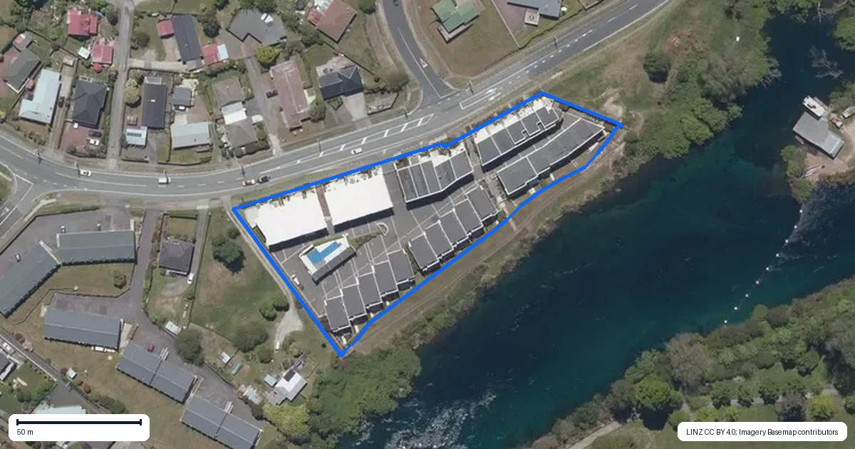 Property context map for 4/14 Norman Smith Street, Nukuhau, Taupo