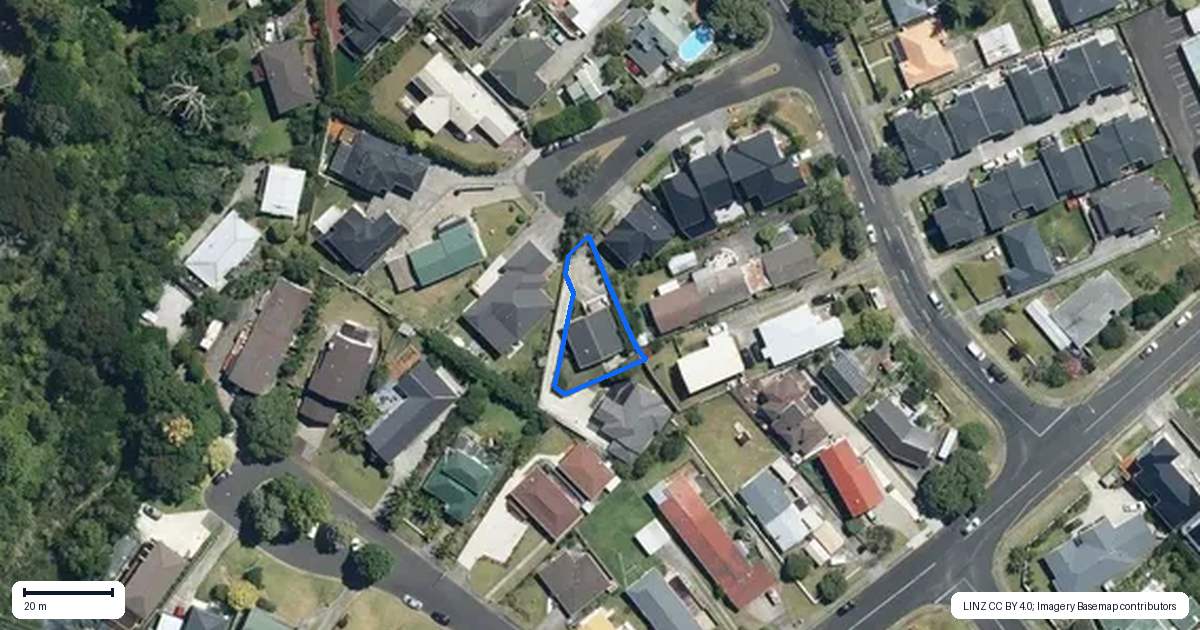 Property context map for 4 Rangitane Place, Lynfield, Auckland