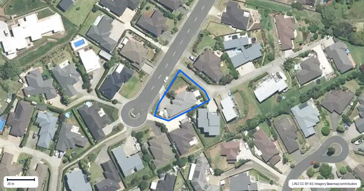 Property context map for 43 Abby Close, Pukekohe