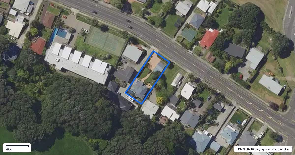 Property context map for 242 Pohutukawa Avenue, Ohope