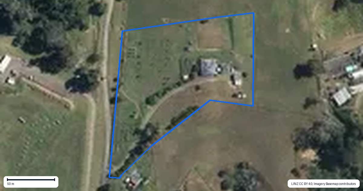 Property context map for 162 Annett Road, Waimauku
