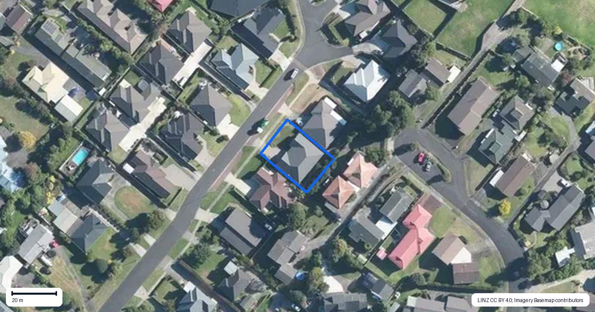 Property context map for 19 Owens Road, Waiuku