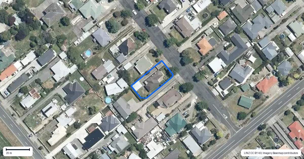 Property context map for 909 Churchill Street, Akina, Hastings