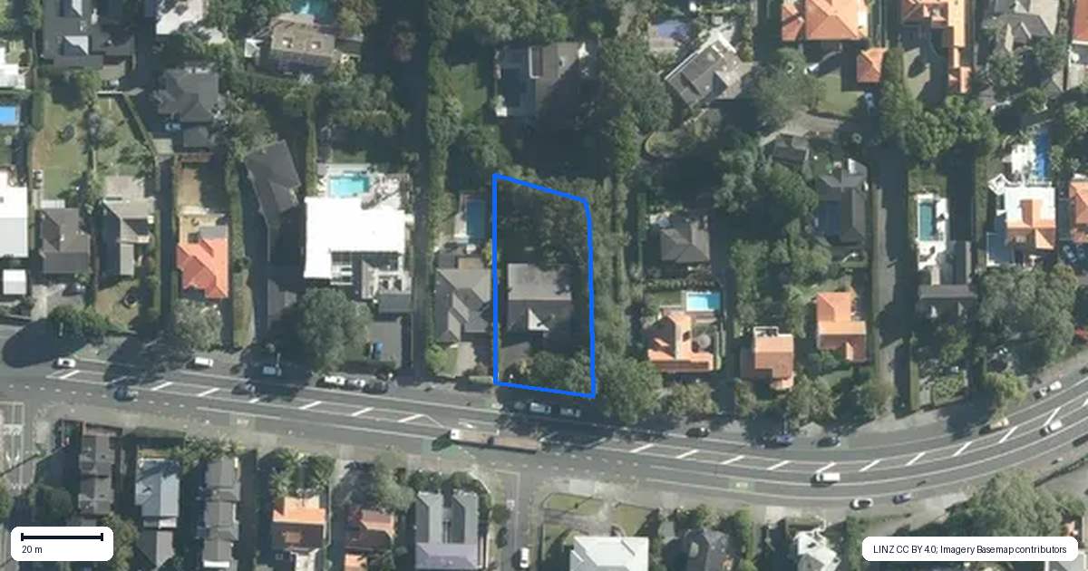 Property context map for 718 Remuera Road, Remuera, Auckland