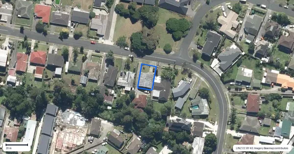 Property context map for 70 Woolfield Road, Papatoetoe, Auckland