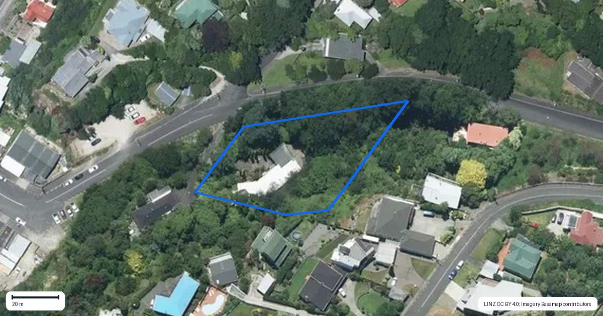 Property context map for 12 Taylor Street, Durie Hill, Whanganui