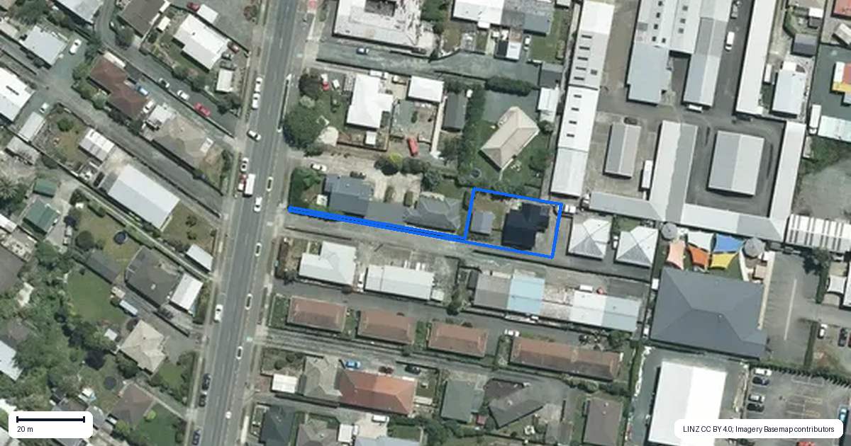 Property context map for 125 Muritai Street, Tahunanui, Nelson