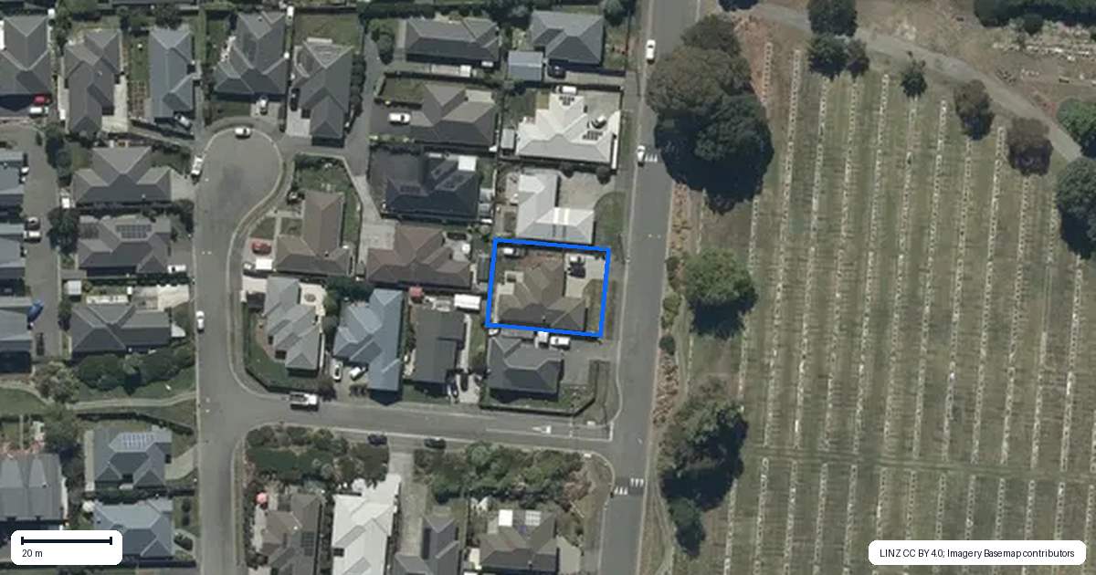 Property context map for 15 Cypress Street, Linwood, Christchurch