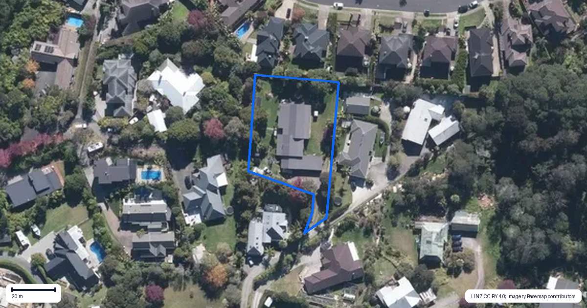 Property context map for 10C Olwyn Place, Greenhithe, Auckland