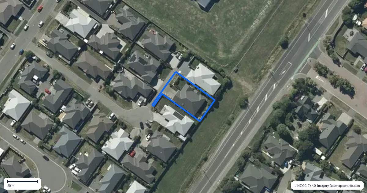 Property context map for 15 St Peters Close, Woolston, Christchurch
