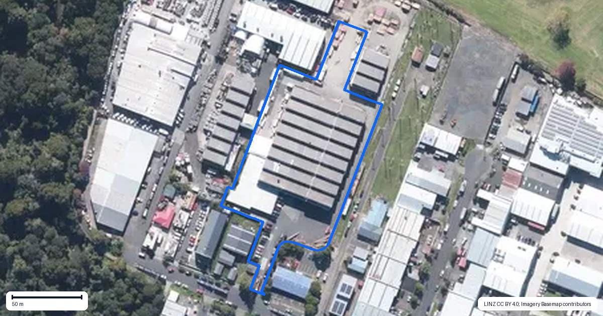 Property context map for 51 Keeling Road, Henderson, Auckland