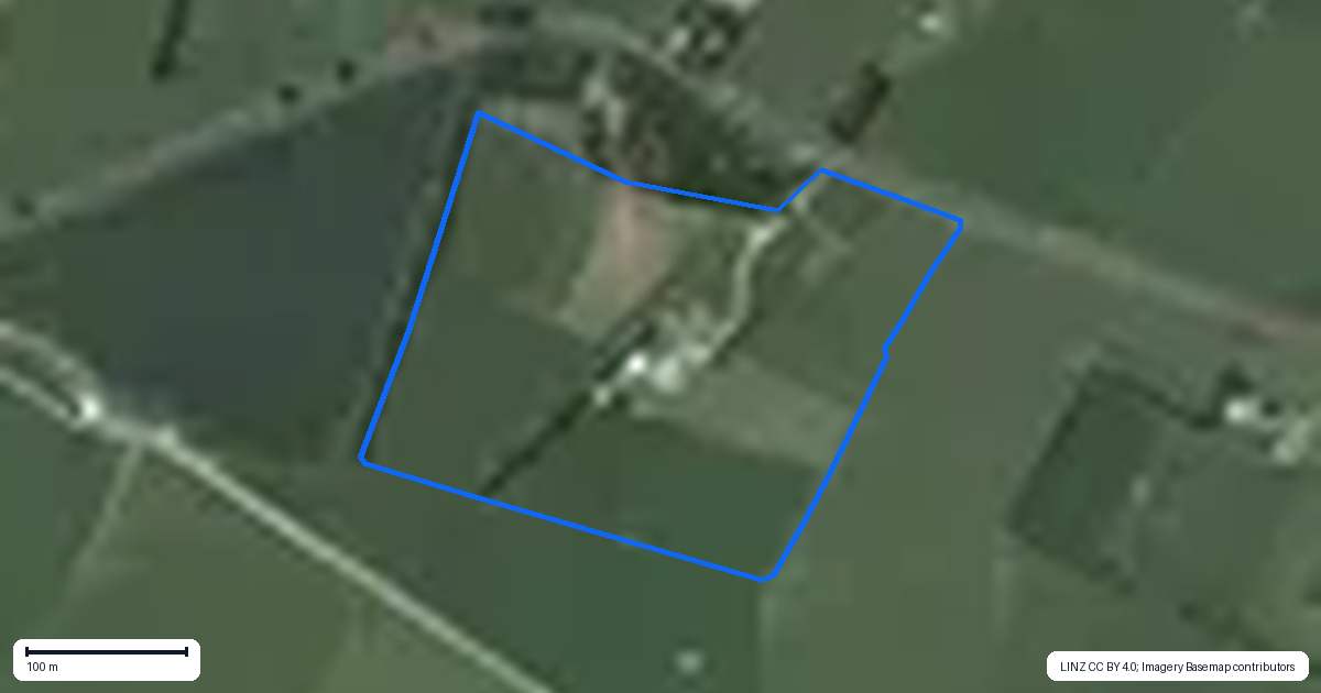 Property context map for 363 Rapanui Road, Westmere, Whanganui