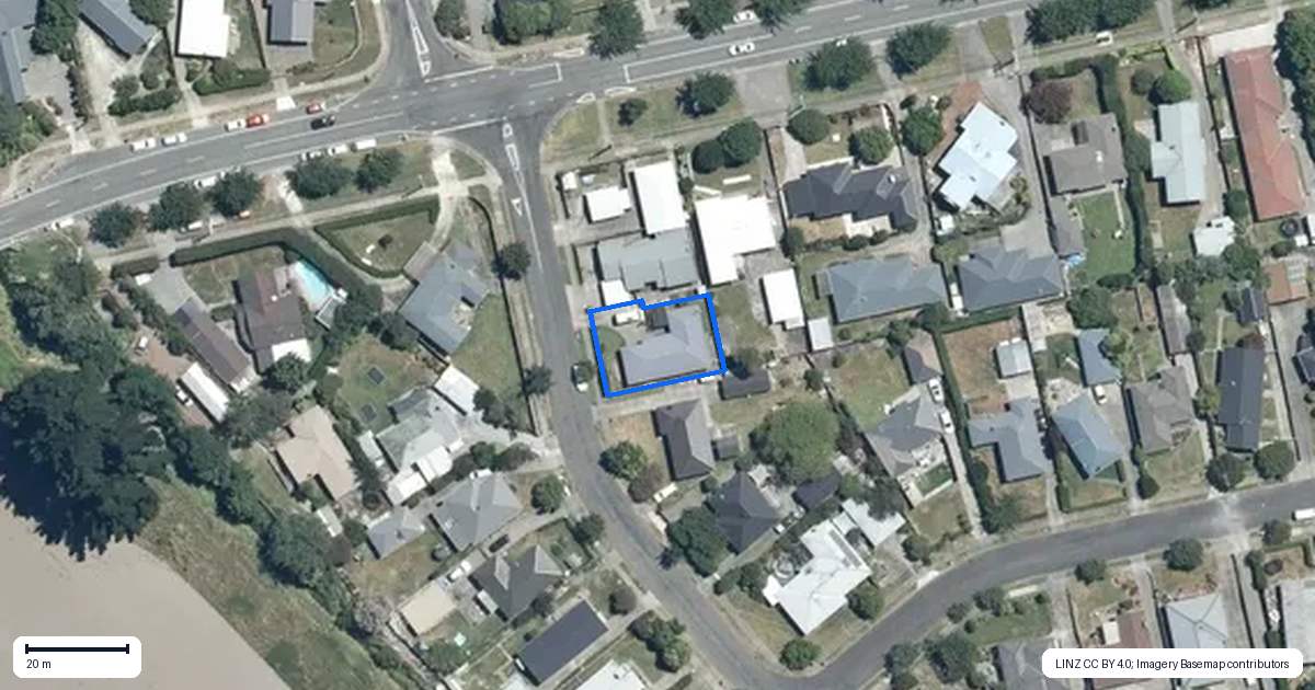 Property context map for 1A Upham Street, Havelock North