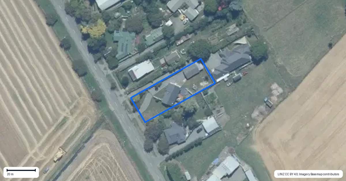 Property context map for 179 High Street, Southbridge