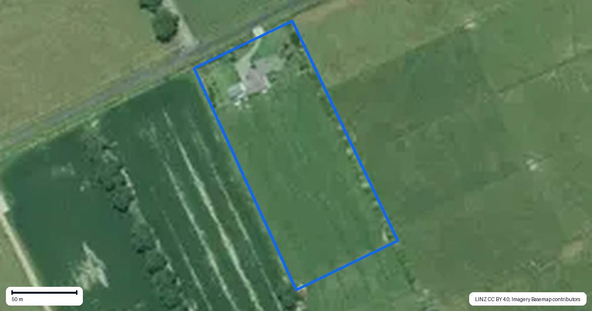 Property context map for 204 Hopai East Road, Pipiroa, Ngatea