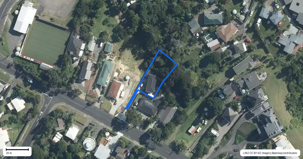 Property context map for 170 Maraetai Drive, Maraetai, Auckland