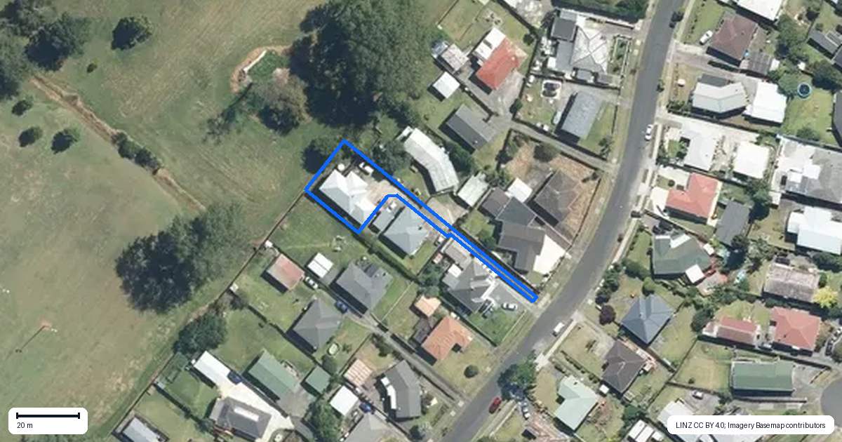Property context map for 34A Cramond Drive, Mangere East, Auckland
