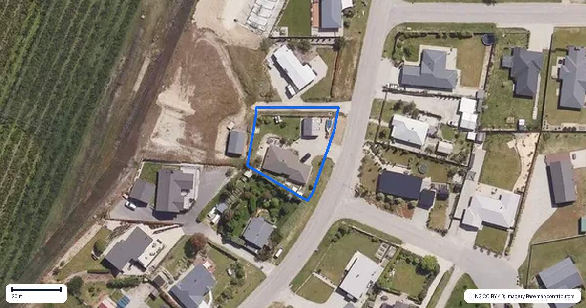 Property context map for 17 Missy Crescent, Mount Pisa, Cromwell