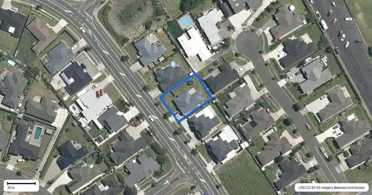 Property context map for 20 Fairway Drive, Morrinsville