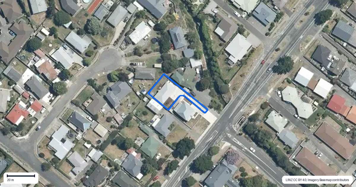 Property context map for 34 Middle Road, Havelock North