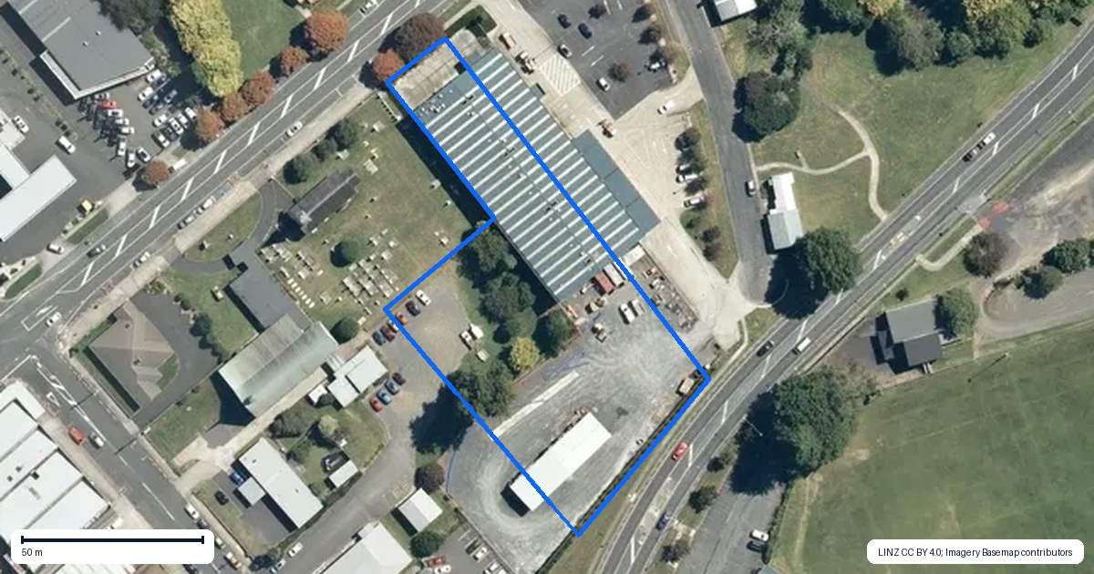 Property context map for 244 Arawata Street, Te Awamutu