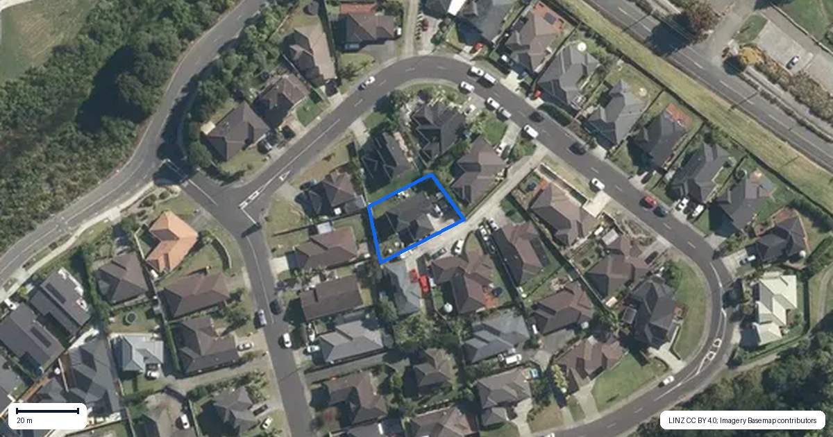 Property context map for 38 Bradnor Meadows Drive, Swanson, Auckland