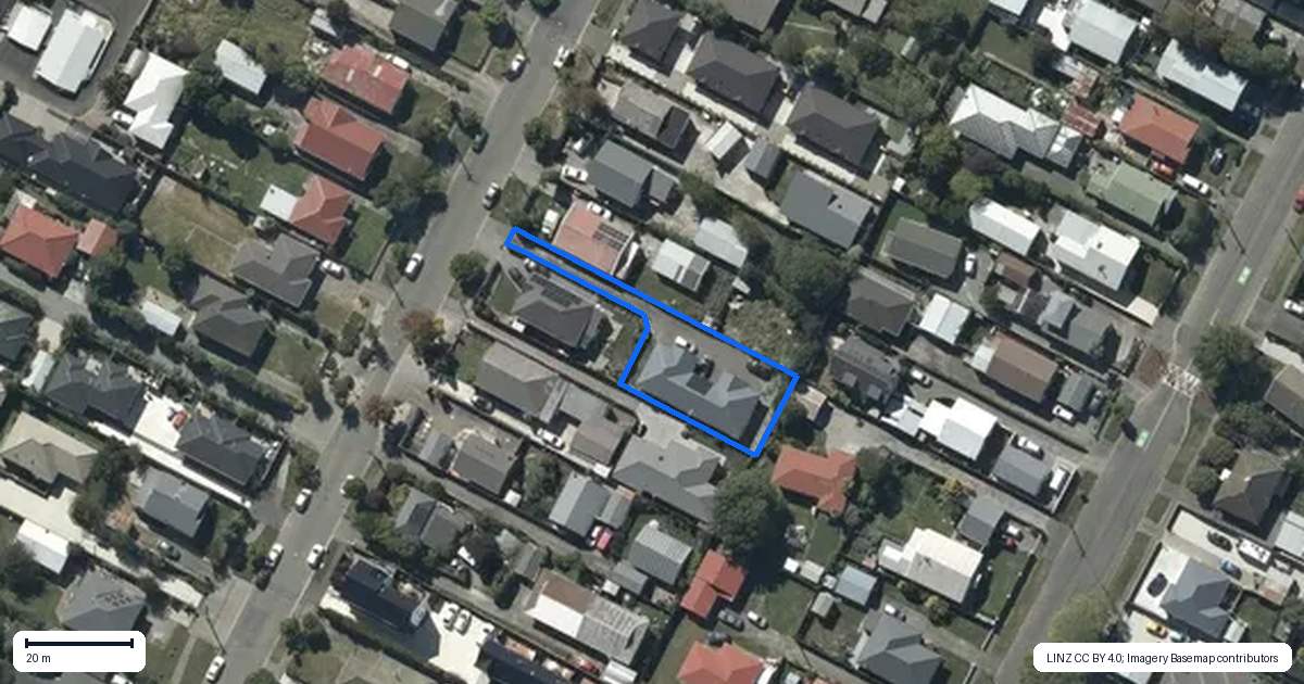 Property context map for 88A Mackworth Street, Woolston, Christchurch
