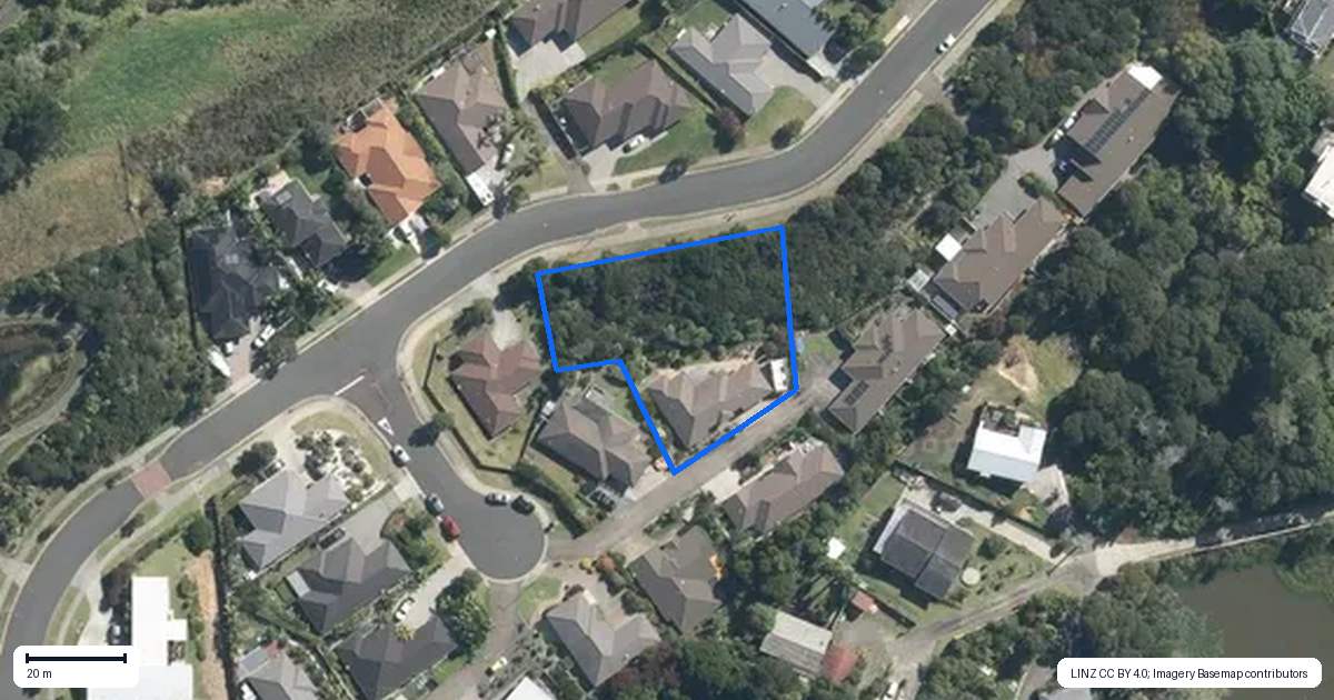 Property context map for 5 Fendalton Place, Hatfields Beach, Orewa