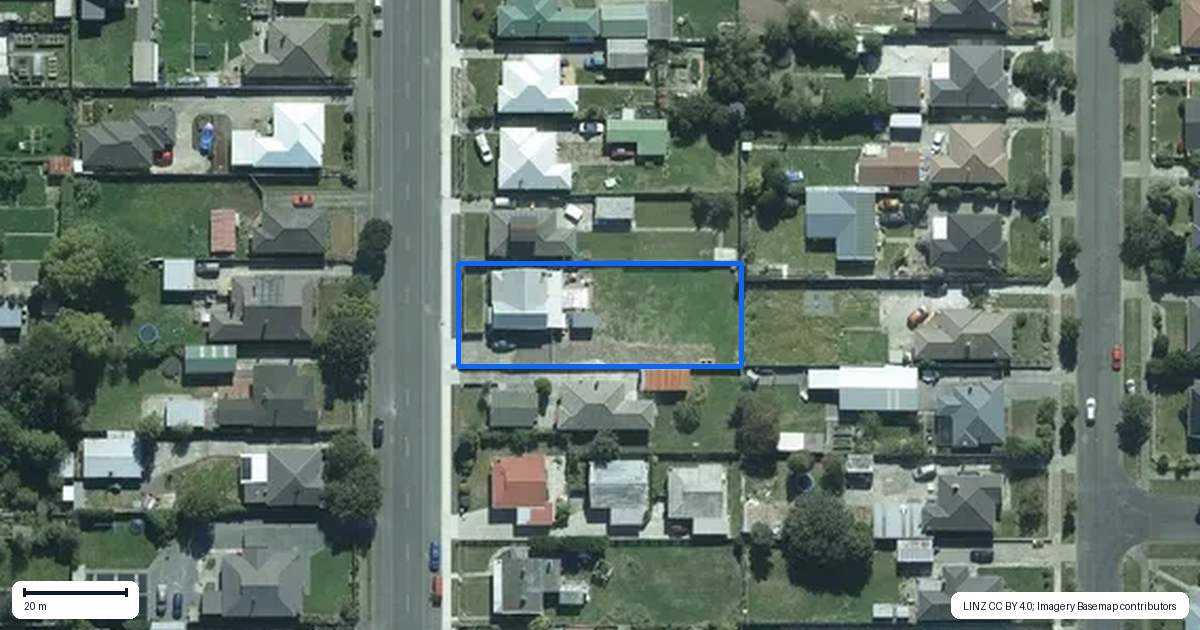 Property context map for 36 Morton Street, Georgetown, Invercargill