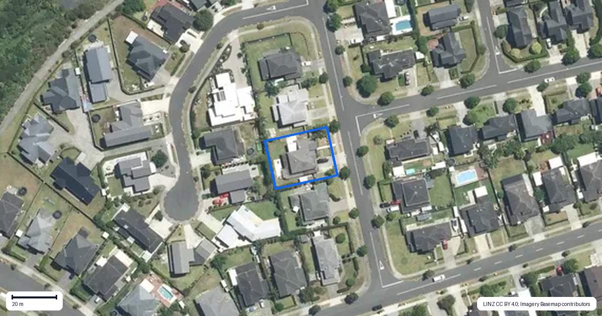 Property context map for 29 Lake Drive, Karaka, Papakura