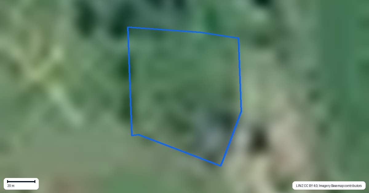 Property context map for 218 Hampton Downs Road, Whangamarino, Te Kauwhata