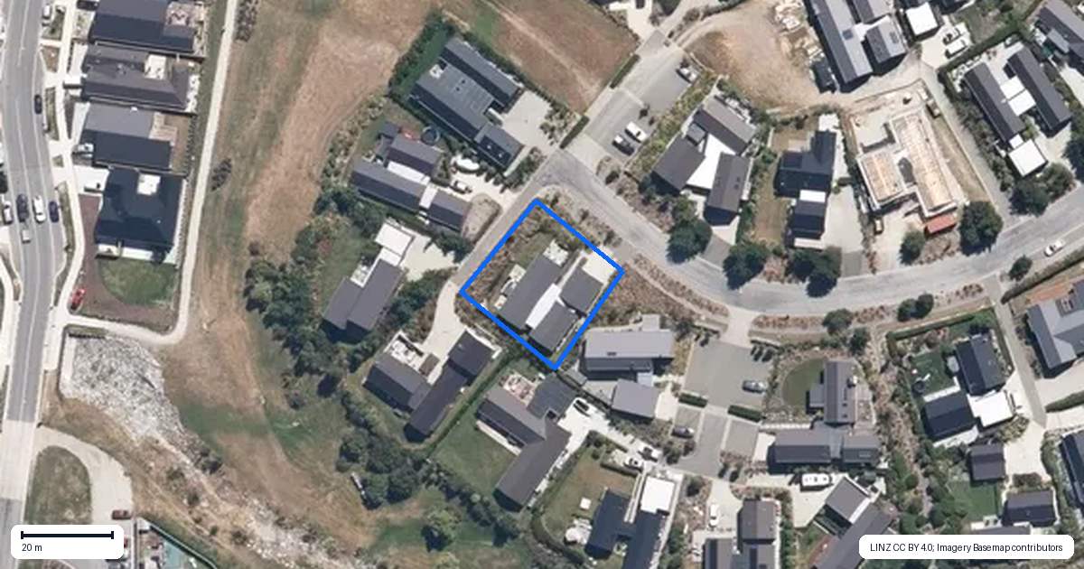 Property context map for 17 Kerrera Lane, Jacks Point, Queenstown