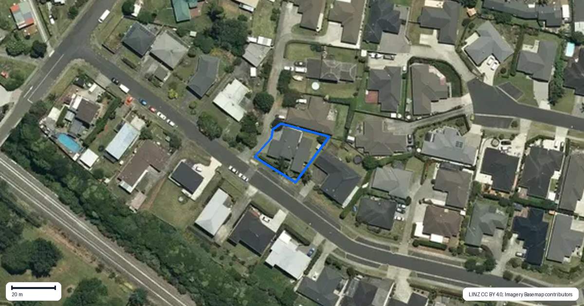 Property context map for 15 Moira Drive, Tuakau