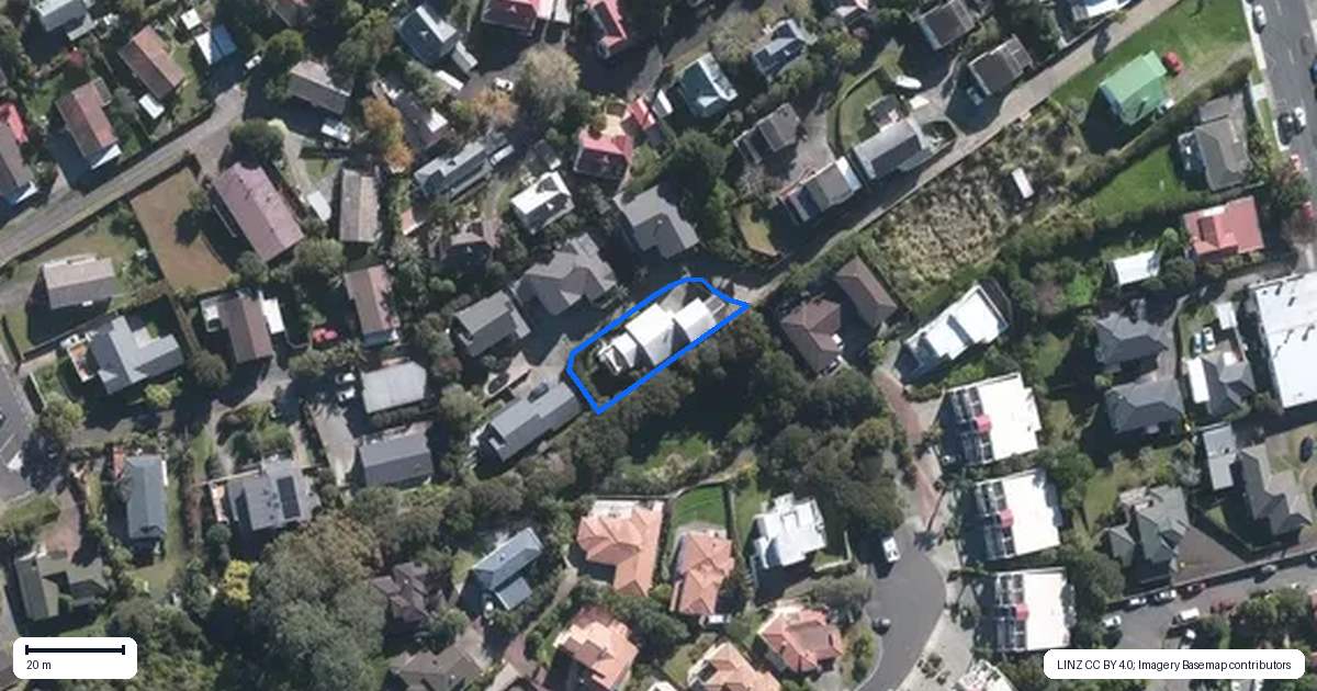 Property context map for 54E Birkdale Road, Birkdale, Auckland