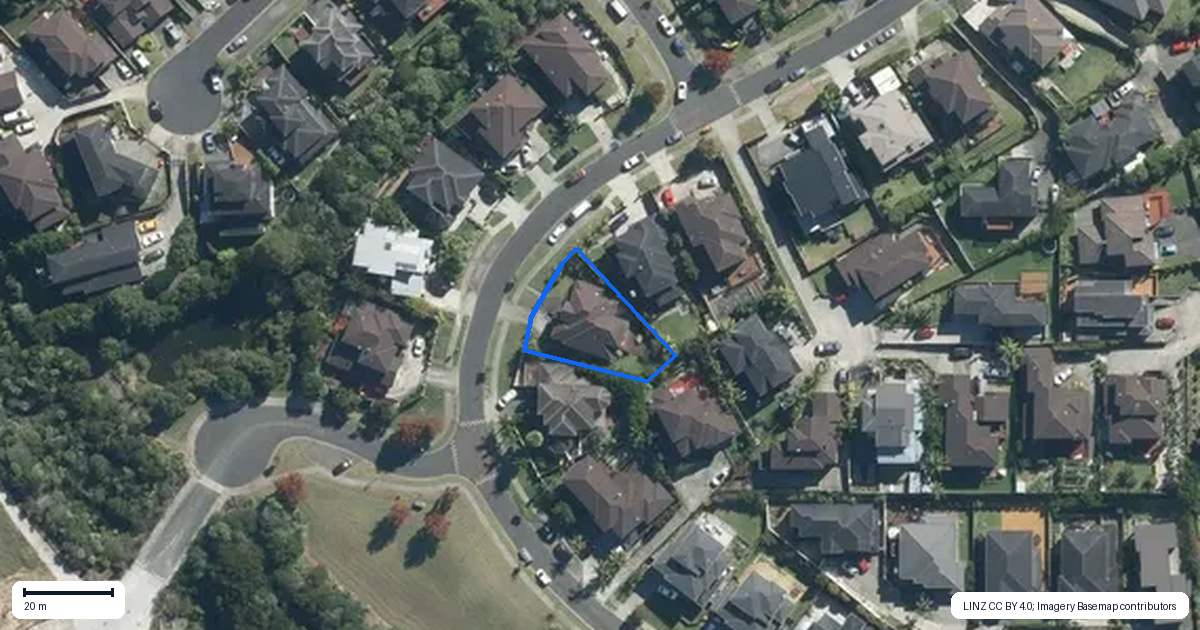 Property context map for 57 Travis View Drive, Fairview Heights, Auckland